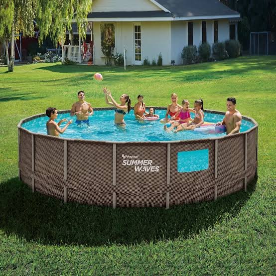 Summer Waves 18x48 Elite Frame Pool